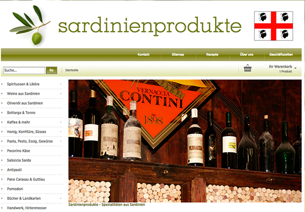 Sardinienprodukte thumbnail der Webseite